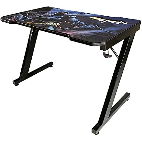 Escritorio Gamer Subsonic Batman Cloruro de polivinilo Negro Cover