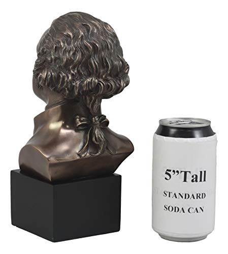 Busto de George Washington de 9" figura decorativa de la Revolución de Estados Unidos 6