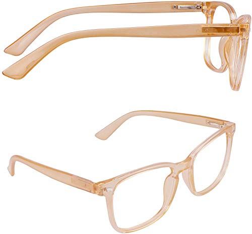 Image of Vintage Square Progressive Multifocal Presbyopic Glasses, Anti-Blue Light Glasses for Men Women Readers (+0.00 /+1.25 Magnification)