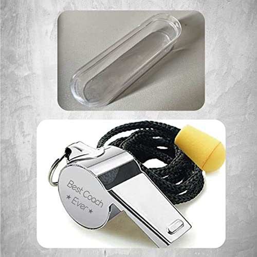 Silbato deportivo con cuerda de acero inoxidable miniatura 5