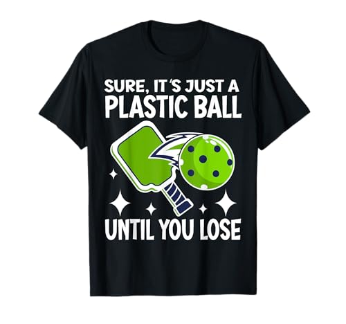 Funny Pickleball Gifts for Men Women Kids Green Pickleball T-Shirt