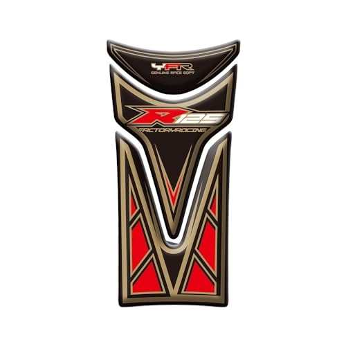 Protection réservoir pour YZF R125 2008-2016 autocollant protège-réservoir moto aspect carbone - 4