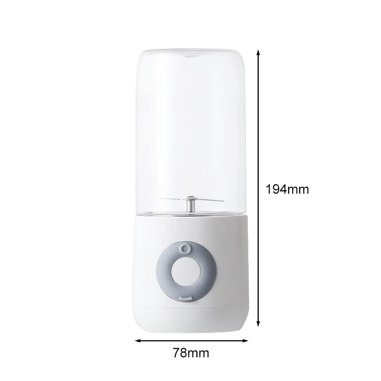 DieffematicJBJ Blender Portable Juicers USB Rechargeable Mixer Fruit Smoothie Blender Electric Juice Food Processor Mini Fruit Mixer Squeezer