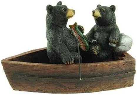 Bear Buds Fishing on Boat Figure, 7-inch