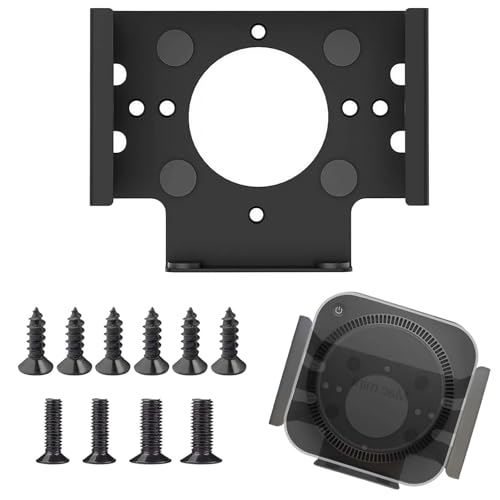 FORMVERSITY Soporte bajo escritorio para Mac Mini 2024 m4 m4 m4 Pro montaje seguro, soporte para Dock para Mac Mini m4 24gb, soporte monitor escritorio, Diseño de Disipación de Calor Antiarañazos