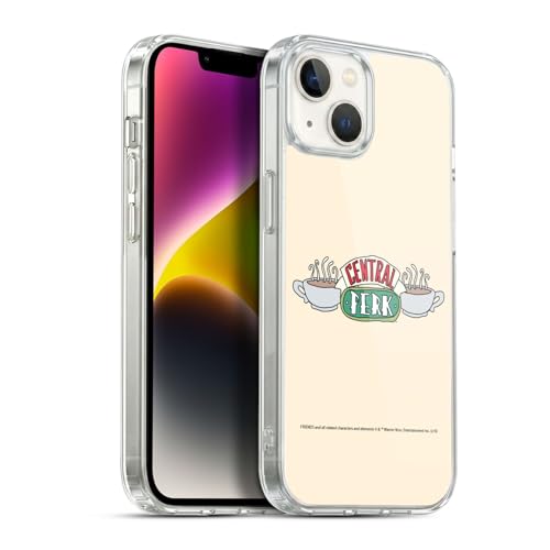 Funda gel iPhone 14 Plus Friends Central Perk carcasa flexible 1