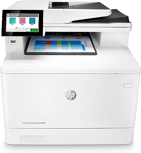 HP Color Laserjet Enterprise M480f Multifunction Duplex Printer (Renewed Premium)