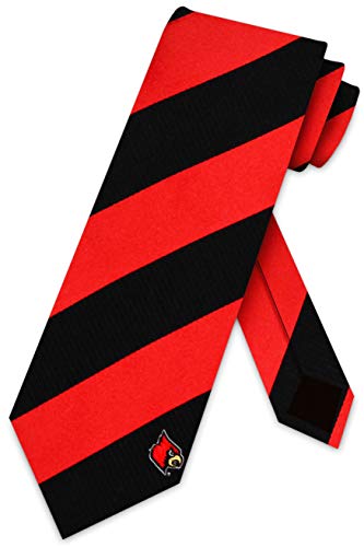 Louisville Cardinals Regiment Woven Silk Tie