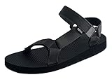 riemot Men&Women Hiking Sandals Open Toe Sport Sandals, Adjustable Walking Athletic Sandals, Summer Outdoor Beach Water Shoes Non-slip Arch Support Sandals Grey Eu 45