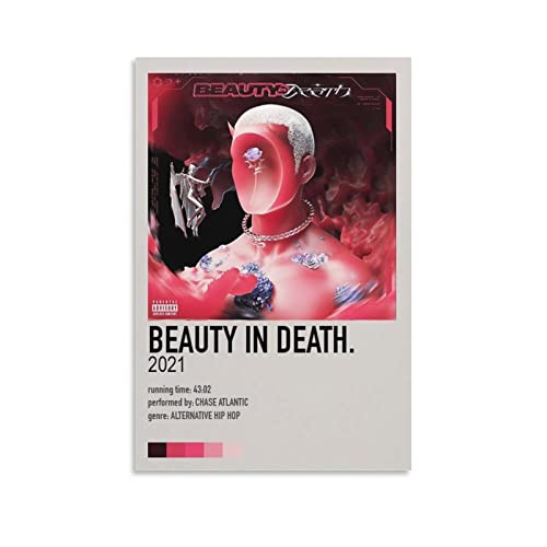 Affiche 40x60cm Chase Atlantic Beauty In Death sur toile durable