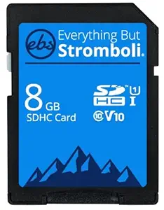 Everything But Stromboli 8GB SD Card Class 10 UHS-1 U1 V10 Speed C10 8G SDHC Memory Card for Canon Powershot SX Series Works with SX530 HS, SX70, SX740, SX620, SX540, SX420 is, SX730, SX60 HS Camera