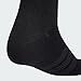 adidas Unisex CUSHIONED SPORTSWEAR CREW SOCKS 3 PAIR PACK, black/black/white, 42-45