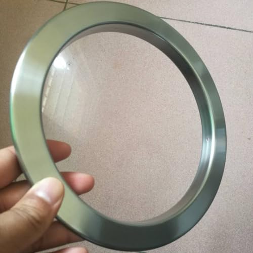 Image of Countertop Embedded Hollow Ring Stainless Steel Trash Grommet Accessories Round Built-in Trash Can Accessories for Mall Kitchen Bathroom Office (Sliver)
