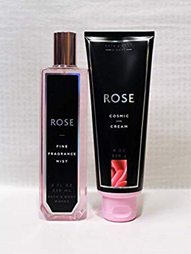 Bath & Body Works ROSE COSMIC Set Body Cream and Fine Fragrance Mist Full Size