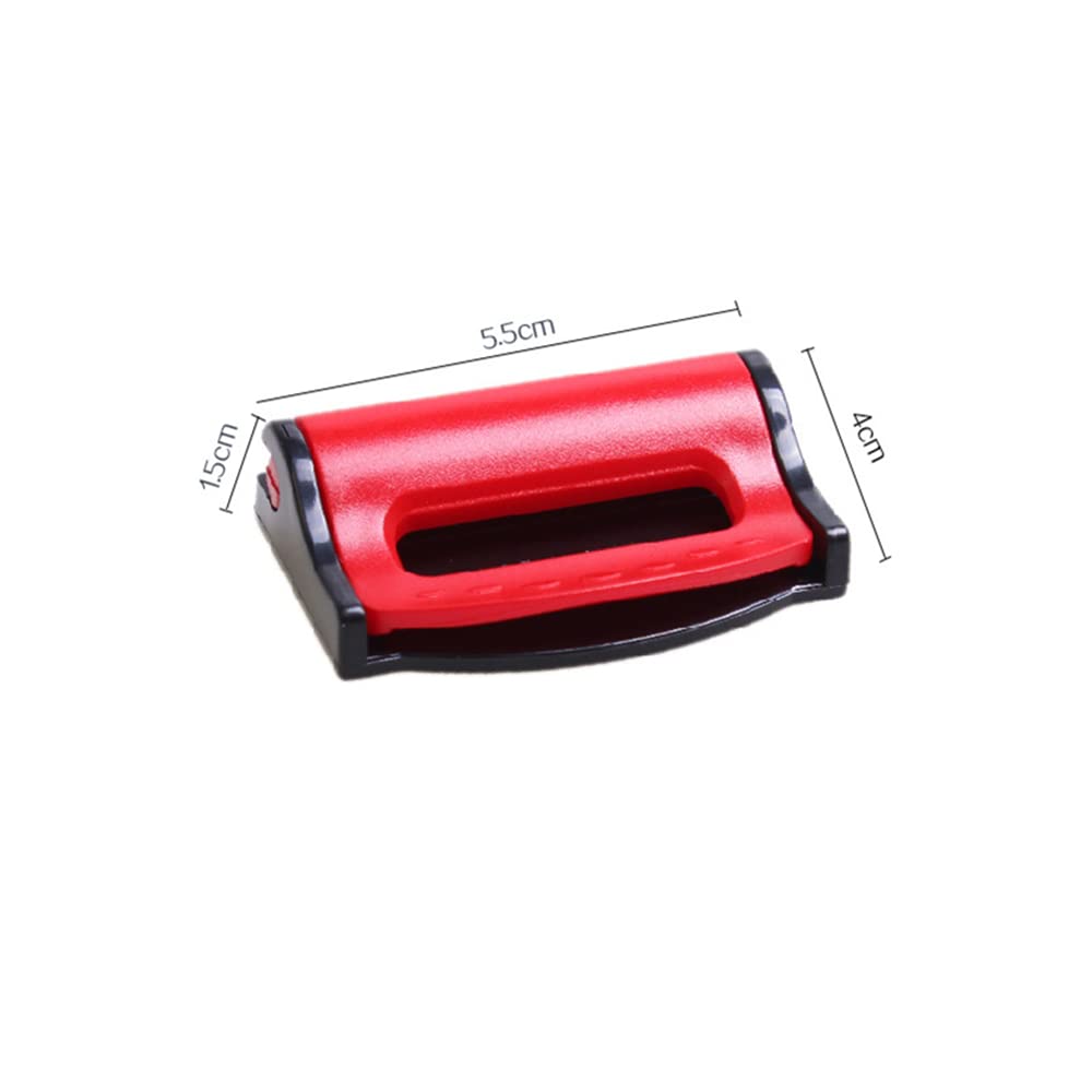 Ajusteur de ceinture de sécurité de voiture Clip de ceinture de sécurité de voiture Boucles de verrouillage universelles réglables Clips de ceinture de sécurité Accessoires intérieurs, 2 pièces (Noir)