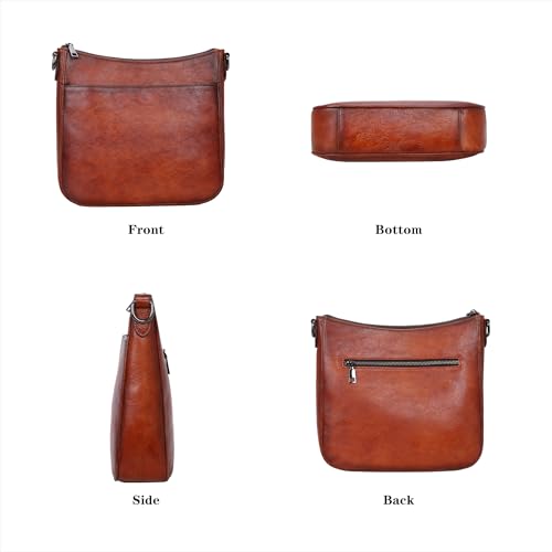 HESHE Leather Shoulder Purse and Handbag for Women Hobo Crossbody Bags(BN by HESHE - Used condition - Image 6