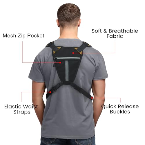 G4Free Tactical Chest Pack, Quick Access Molle Chest Rig, Tactical Vest EDC Bag for Travel, Hiking, Cycling, Running - image 6