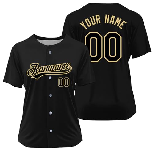 Camiseta personalizada de béisbol, con nombre, número y logo bordados o impresos para hombres, mujeres y jóvenes miniatura 3