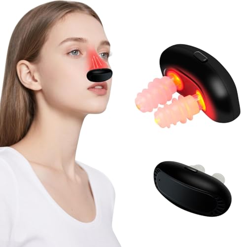 Lim Energy Red Light Therapy for Nose - Nasal Red Light Therapy Device,LED Nasal Soothing Device with Portable Design, USB-Powered Red Light Therapy Instrument