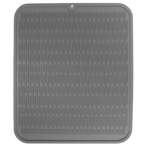 Tapete de silicona para secar platos y evitar humedad en la encimera, base protectora de cocina 2