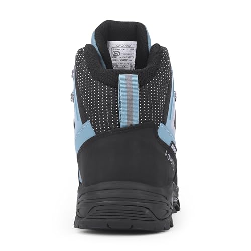 Image of Men Warm Waterproof Hiking Boots | Mid Ankle with Superior Grip | Boots | 3M Insulation | for Hiking Trails, Rugged Terrain | WH1106