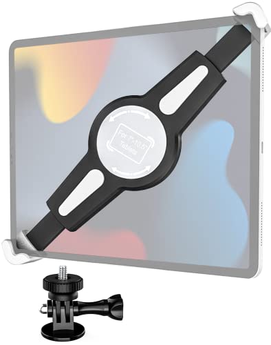 Tablet Stativhalterung Adapter, Aozcu Universal Clip Mount mit 1/4" Schraubenkop für Kamera Einbeinstativ, Selfie-Stick, Stativ Halter für iPad Air, Mini, Galaxy Tabs, Andere 7'' - 10.5'' Tablets Cover