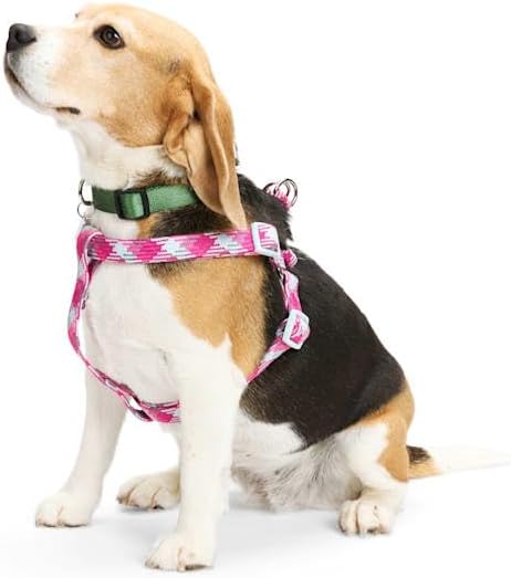 YOULY by Petco Pink Reflective Dog Harness Medium