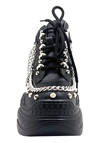 Anthony Wang X WTF Space Candy Problem Child Platform Sneakers - Black - Fashion Shoes Rave Festival Streetwear (Numeric_9)2