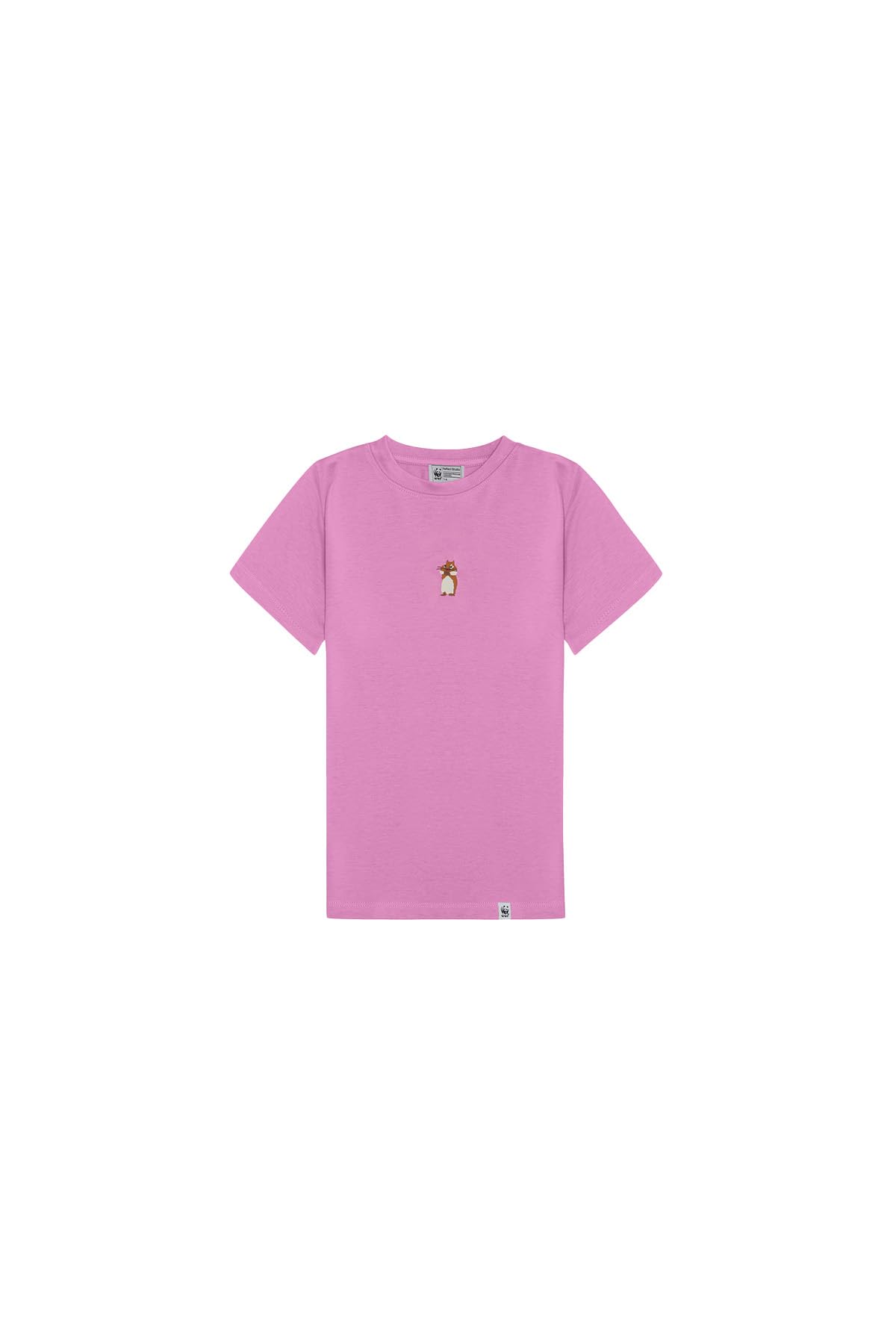WWF MARKET Yavru Sincap Çocuk T-shirt - Şeker Pembe8-9 Yaş