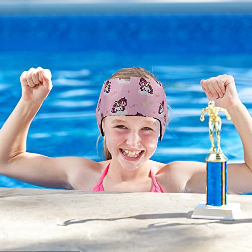 Bandeau d'oreille de natation imperméable réglable dessin animé mignon