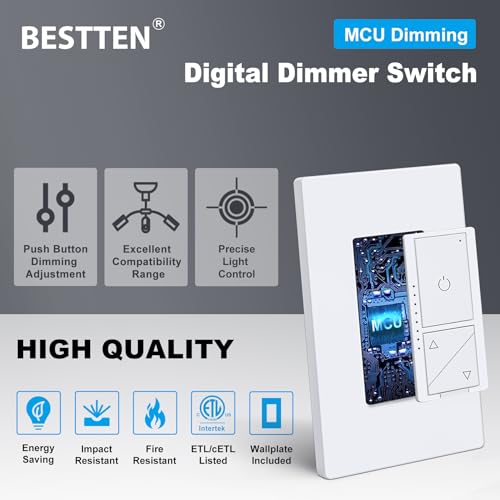 Bestten USP-DS06M Super Slim Digital Led Dimmer Switch thumb #3
