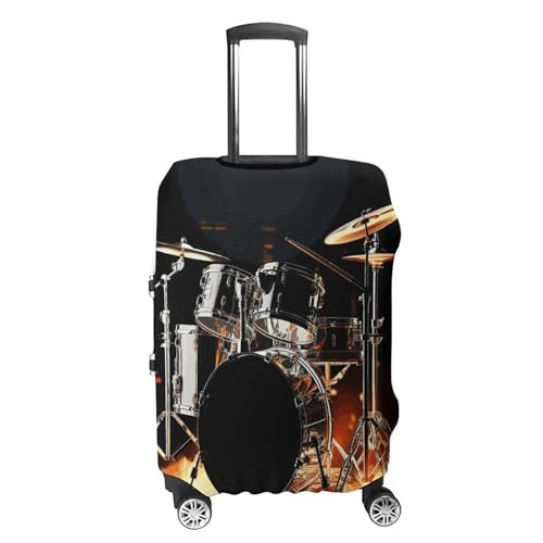 Drummer Printed Luggage Cover Protector, Fits 18-32 Inch Luggage4