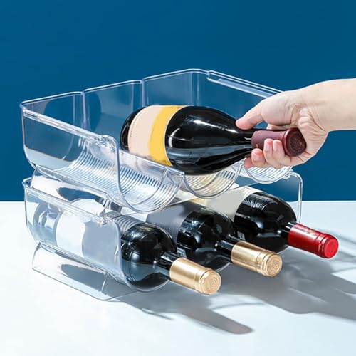 Soporte para botellas de vino plástico 3 rejillas miniatura 7