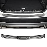 Hugeek Rear Bumper Protector for BMW 2016-2022 X1 28i Car Accessories Stainless Steel Material Carbon Fiber Texture Resistant Trunk Door Entry Guards