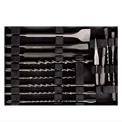 Makita DHR 280 ZJ Brushless Perforateur burineur sans fil 28 mm 2 x 18 V pour SDS PLUS + Coffret MakPac + Kit de 17 forets et burins sans batteries sans chargeur - vue 5