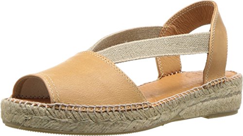 Image of Toni Pons - ETNA - Flat leather sandal with elastics