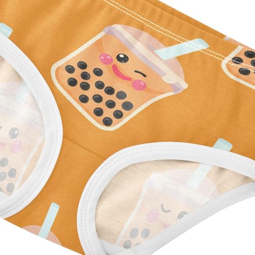 Kawaii Bubble Tea Cartoon Toddler Girls's Underwear 2T 202c11214
