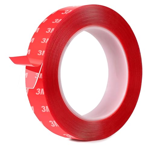 Cinta Adhesiva Doble Cara Extrafuerten, Adhesivo Doble Cara Transparente Multifuncional Nano Adhesivo Impermeable Longitud...