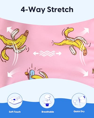 Image of maamgic Boys Swim Trunks with Compression Liner Quick Dry Swim Shorts Anti-Chafe Boy Bathing Suit
