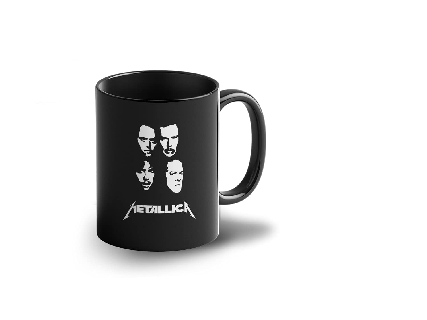 Lightning Hammerz Metallica Coffee Mug with Print | Music Band James, Lars Printed Mug | Gift for Friends | 330ml, Microwave & Dishwasher Safe