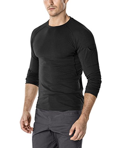 Image of CQR Men's Tactical Combat Shirt, 1 /4 Zip Long Sleeve Breathable Military BDU Training Top for Shooting, Hunting, Range Use