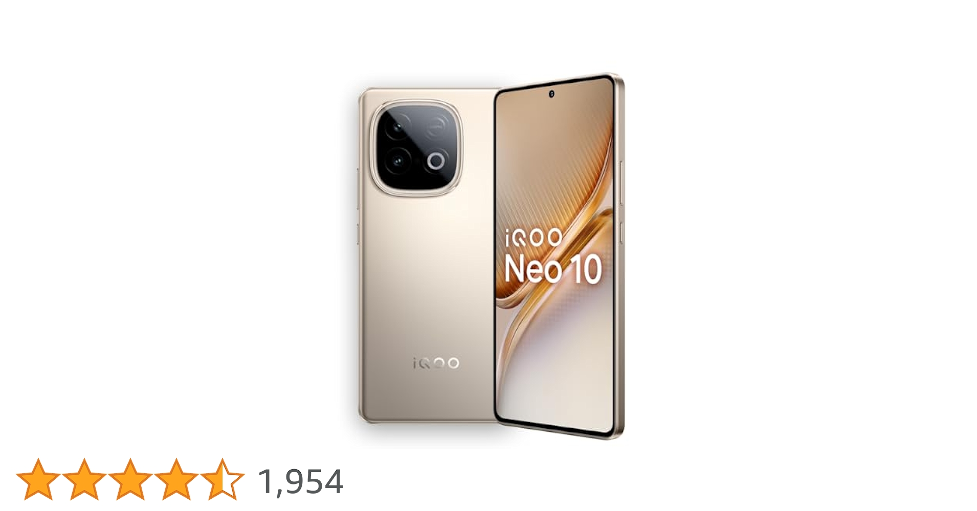iQOO Neo 10 (Titanium Chrome, 12GB RAM, 256GB Storage