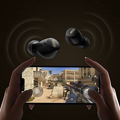 QCY HT07 ArcBuds ANC Fone De Ouvido Bluetooth, Fone Sem Fio Com 40dB Cancelamento De Ruído Ativo, 6