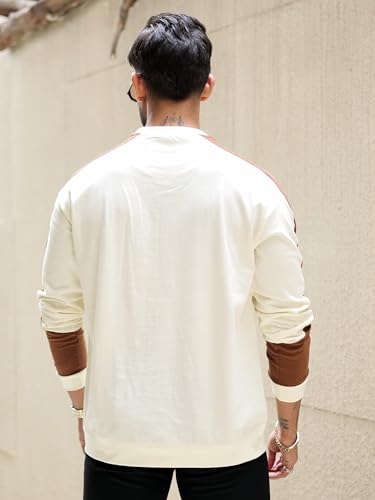Image of Maniac || Mens || Colorblock || Round Neck || Full Sleeve || Cotton || T-Shirt