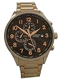  Sekonda Reloj analógico para hombre con pulsera de plata de dos tonos 1734