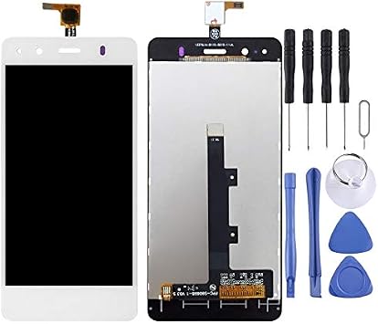 HONGYAN Replacement Parts LCD Screen and Digitizer Full Assembly for BQ Aquaris A4.5(Black) Telephone Accessories (Color : White)