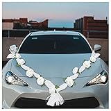 ALTA CALIDAD: esta decoración de rosas está hecha de ratán y flores artificiales, seda y plástico, flores realistas y hojas verdes, con una mano de obra fina y se parece mucho a una rosa floreciente real.