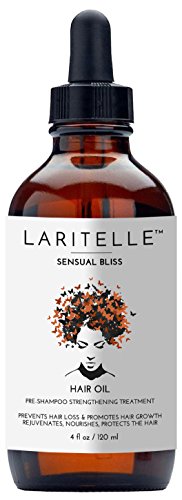 Laritelle Organic Sensual Bliss Hair Fortifying Treatment for Men & Women 4 oz | Strengthening & Rejuvenating | Supports Hair Vitality & Scalp Health | GMO-Free, Vegan