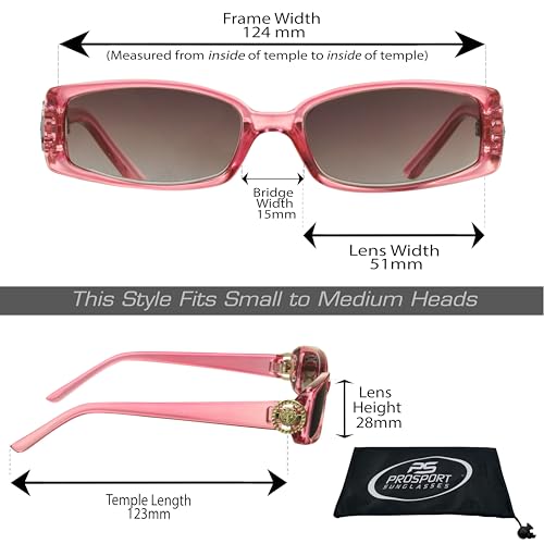 Image of proSPORT Full Lens Reading Sunglass Tinted Readers Women Small Gold or Silver Lion Crest Medusa Emblem Logo NOT BIFOCAL