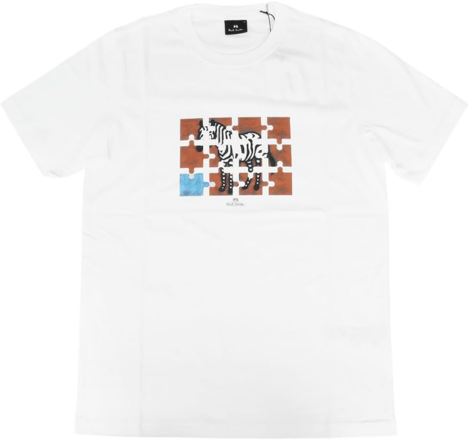 [ポールスミス] メンズ クルーネック Tシャツ M2R 011R PP5079 ホワイト [並行輸入品]